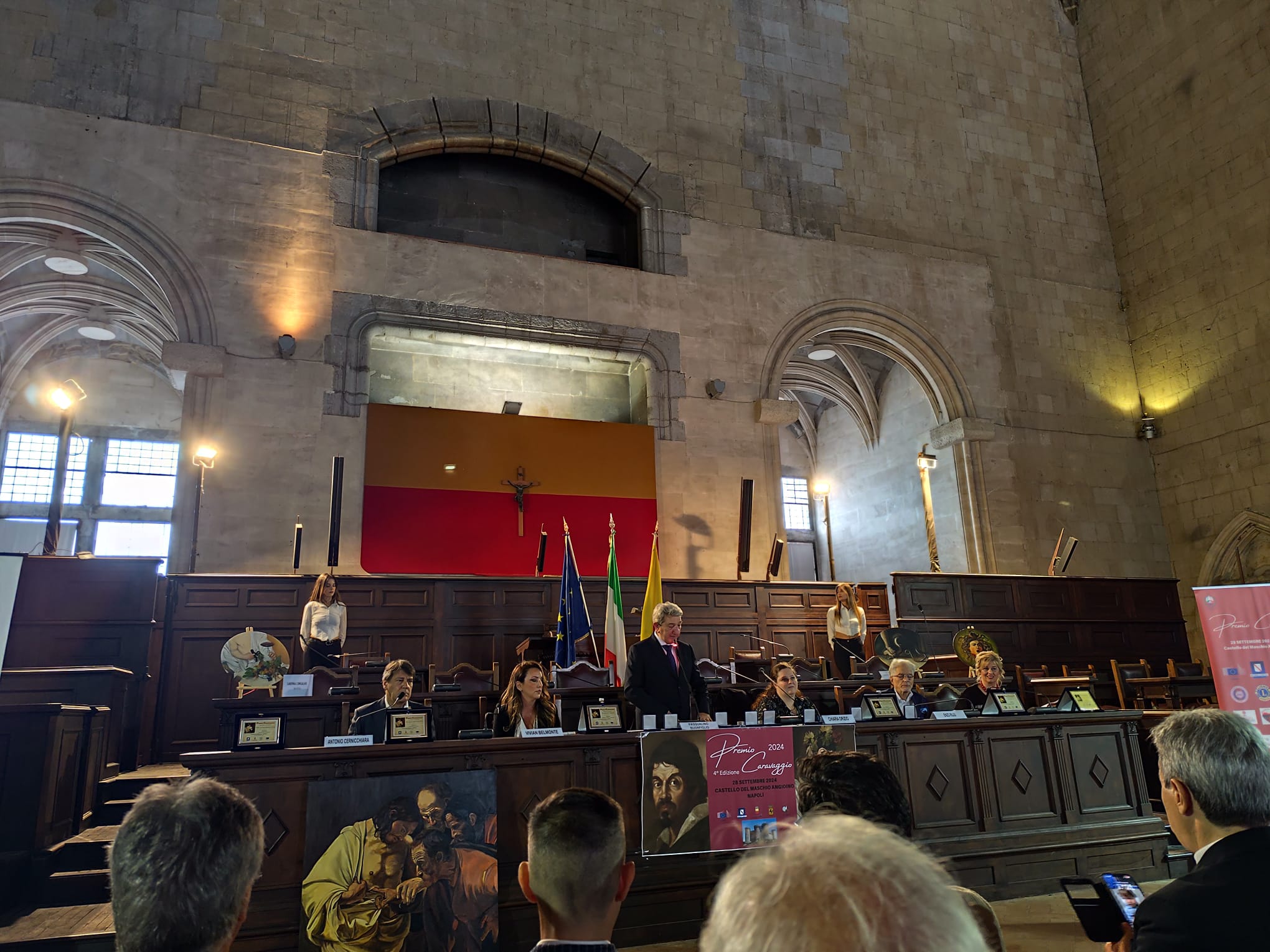 Sala dei Baroni Maschio Angioino Napoli 2024